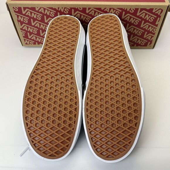 VANS Atwood Deluxe Mens Size 11.5 Woven Black Lace Up Skater Comfort Sneakers - Picture 6 of 6